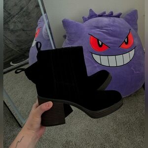 Black Suede Ankle Boots